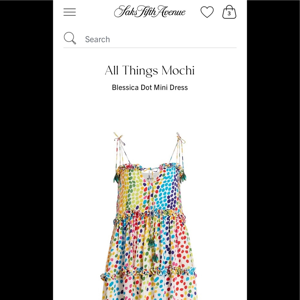 All Things Mochi - Size small dress from Saks (worn once ) perfect condition